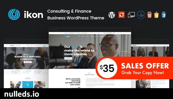 Ikon - Consulting WordPress Theme