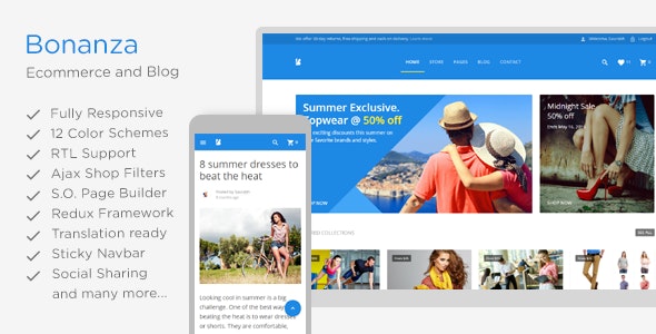 Bonanza - Responsive Multipurpose WooCommerce WordPress Theme
