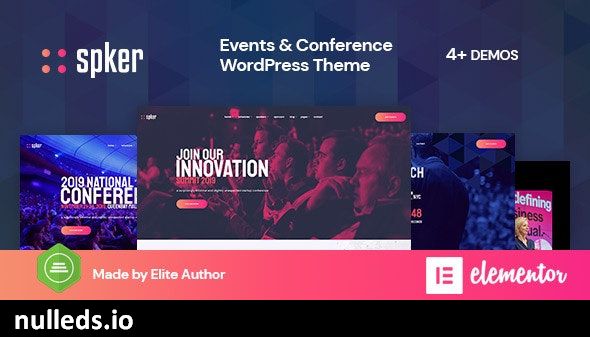 Spker - Conference & Event WordPress Theme