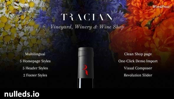 Tracian - Wine WordPress Theme