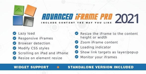 Advanced iFrame Pro 2023.10