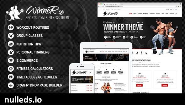 Winner - Fitness & Gym WordPress Theme