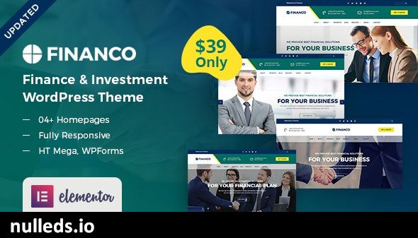 Finance WordPress Theme - Financo