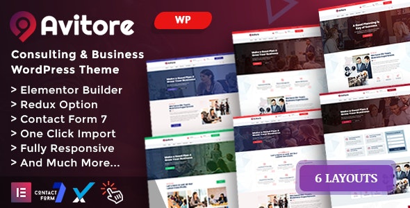 Avitore - Consulting Business WordPress