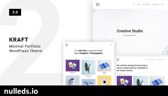 Kraft - Minimal Portfolio WordPress Theme