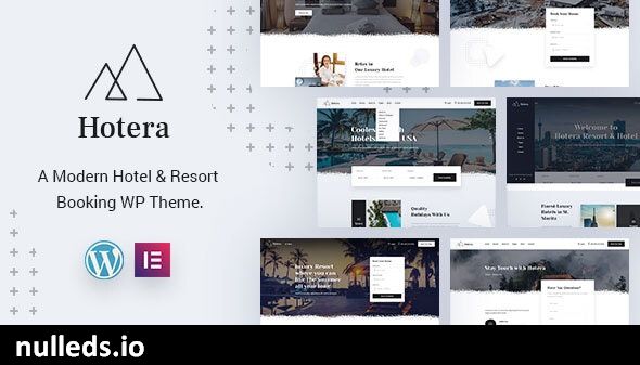 Hotera : Resort and Hotel WordPress Theme