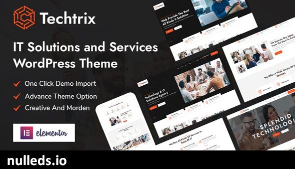 Techtrix - IT Solutions & Technology WordPress Theme