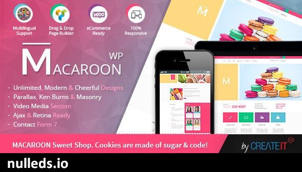 Macaroon Sweet Shop - Colorful WooCommerce Theme