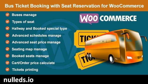 v5.2.4 Bus Ticket Booking with Seat Reservation for WooCommerce