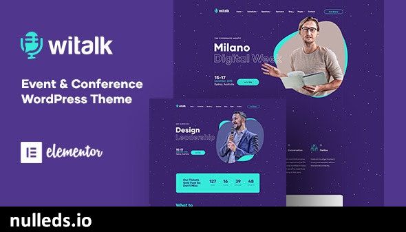 WiTalk - Event & Conference WordPress Theme