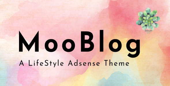 MooBlog -  Lifestyle Adsense Theme