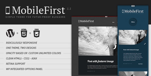 MobileFirst - WP Theme for Future-Proof Bloggers