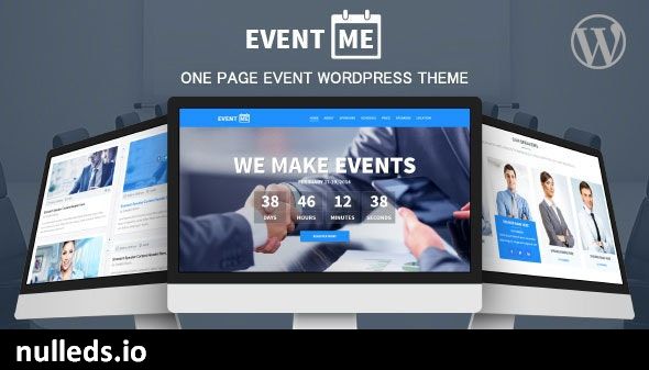 EventMe - Corporate Event Landing Wordpress Theme