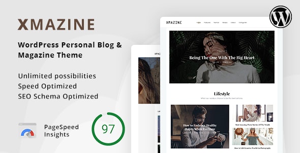 Xmazine - WordPress Personal Blog & Magazine Theme