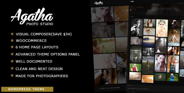 Agatha | Art Gallery Photography Theme