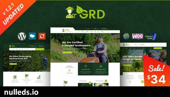 GRD - Gardening and Landscaping WordPress Theme