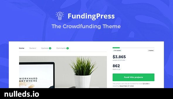 Fundingpress - The Crowdfunding WordPress Theme