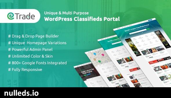 Trade - Modern Classified Ads WordPress Theme