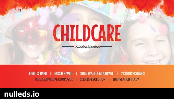 Child Care - Children & Kindergarten WP Theme