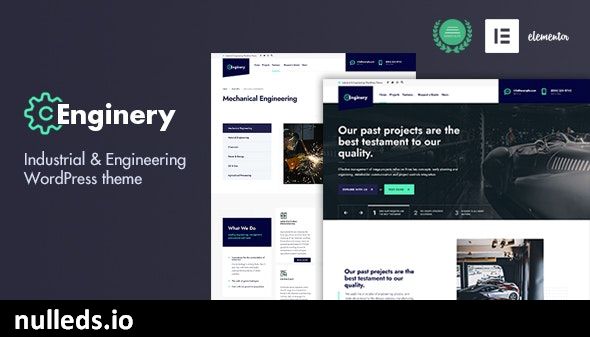 Enginery - Industrial & Engineering WP theme