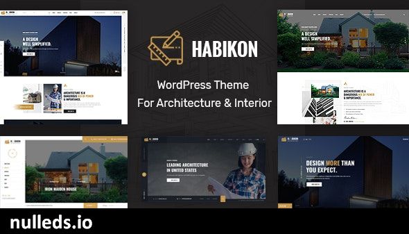 Habikon - Architecture and Interior Design WordPress Theme