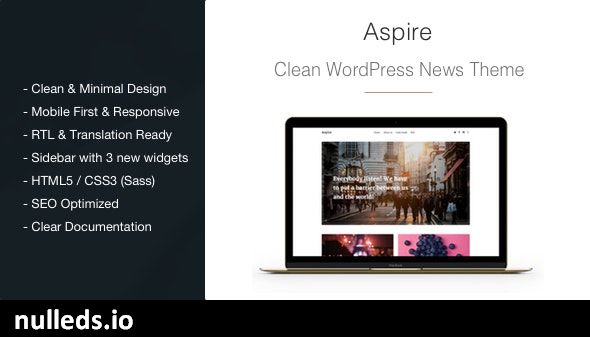 Aspire - News & Magazine Clean WordPress Theme