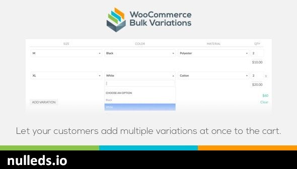 WooCommerce Bulk Variations