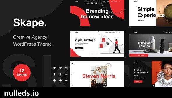 Skape - Creative & Modern Agency WordPress Theme