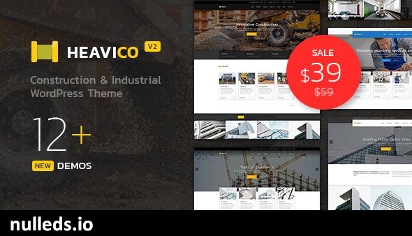 Heavico - Construction & Industrial WordPress Theme