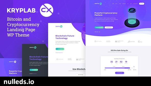 Kryplab - Bitcoin & Cryptocurrency Theme