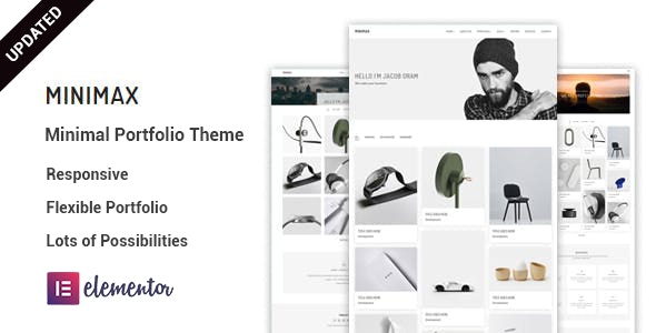 Minimax - Minimal portfolio WordPress Theme