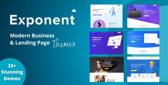 Exponent - Modern Multi-Purpose Business WordPress theme