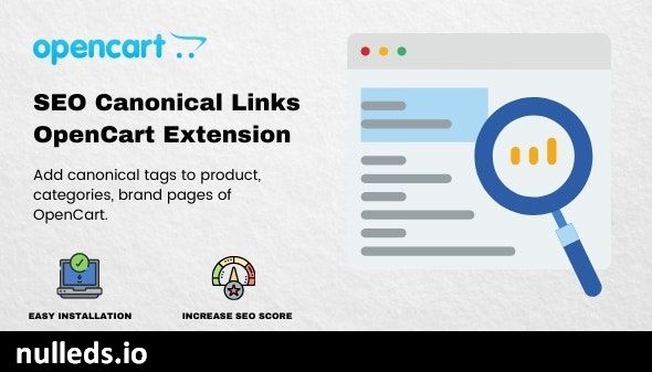 SEO Canonical Links OpenCart Extension