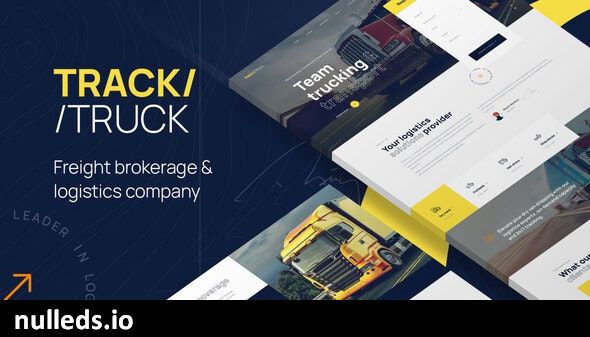 TrackTruck - Freight Brokerage and Logistics Company WordPress theme