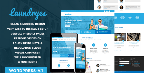 Laundryes WordPress theme