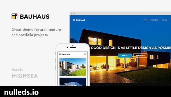 Bauhaus - Architecture & Portfolio WordPress Theme