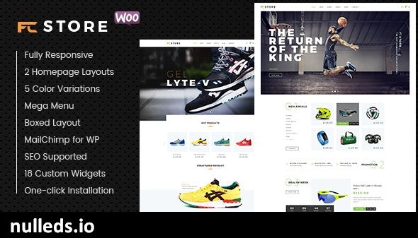 FcStore - Sports, Fitness and Gym WooCommerce WordPress Theme