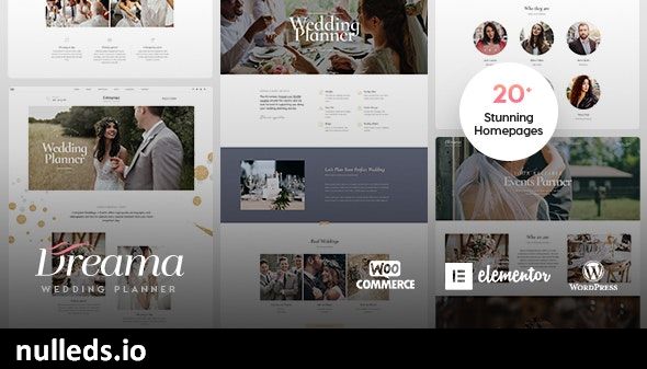 Dreama - Engagement & Wedding Planner WordPress Theme