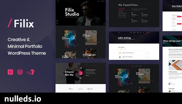 Filix - Creative Minimal Portfolio WordPress Theme