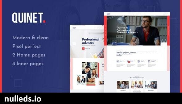 Quinet - Business Consulting WordPress Theme