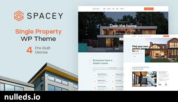 Spacey - Single Property WordPress Theme