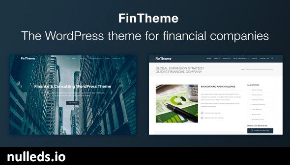 FinTheme - Finance & Consultants WordPress Theme