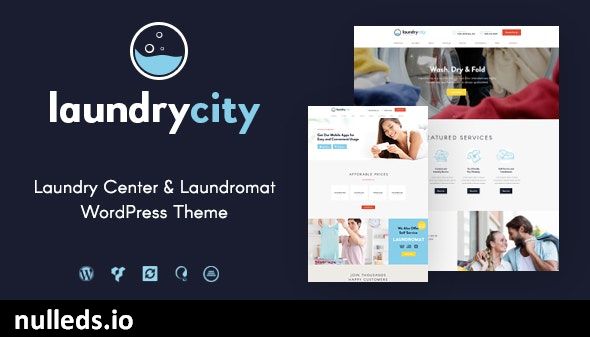 Laundry City | Dry Cleaning Services WordPress Theme