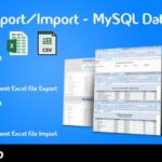 Export/Import - MySQL Data