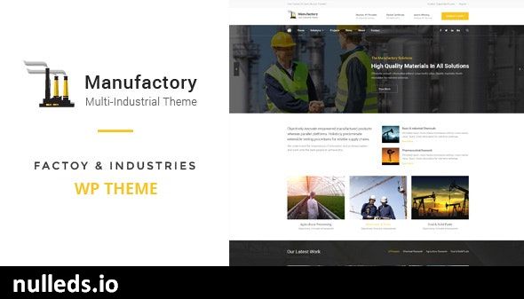 Manufactory: Multi-Industrial WordPress Theme