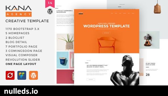 Kana - Creative Agency WordPress Theme