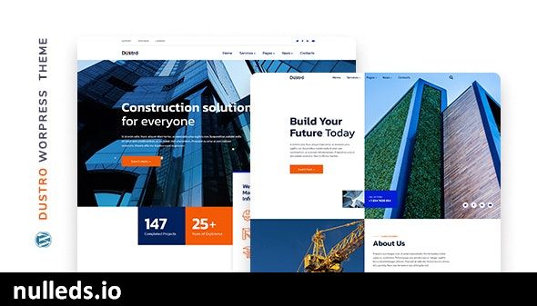 Dustro – Construction Company WordPress Theme