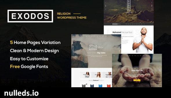 Exodos - Church WordPress Theme