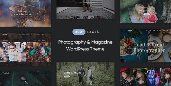 Brailie Responsive Photography WordPress Theme