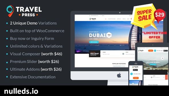 Travel Agency WordPress Theme